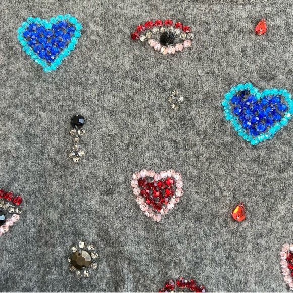 Halogen Beaded Cashmere Sweater - XS - Picture 2 of 6